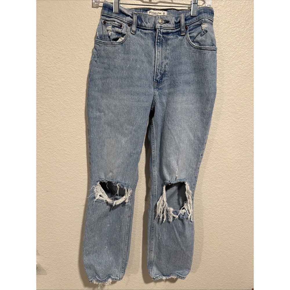 Abercrombie & Fitch Women's Jeans Size 26 2R The‎ 90's Straight Ultra High Rise